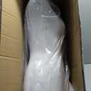 Adjustable Female Dress Form Mannequin with Golden Metal Stand for Clothes Window Display