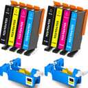 923 Ink Cartridge Combo Pack 2 Sets (No Chip) for HP OfficeJet Pro 8130e, 8135e, 8138e, 8139e and OfficeJet 8120, 8122e, 8123 Printers (2 Black, 2 Cyan, 2 Magenta, 2 Yellow)