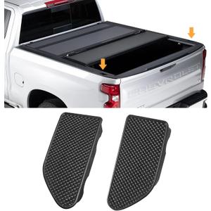 Moonlinks Bed Rail Stake Pocket Covers Compatible with GMC Sierra 1500/Chevy Silverado 1500 2019-2025 & Silverado/Sierra 2500/3500 HD 2020-2025 Truck Tonneau Covers Stake Holes Caps Plugs(2 PCS) (New Upgraded Style for Sierra/Silverado 2019-2025)