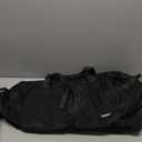 Fmeida 65L Duffle Bag with Shoes Compartment, Foldable Travel Duffel Bags for Men Women, Large Packable Travel Bag Water Repellent & Tear Resistant (Black)