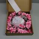 Cherry Enchanted Willow Vine Lights 7.55FT 144LED Pink Cherry Blossom Tree Branch Lights for Wall, Remote Timer,8 Light Model,Bedroom Wall Doors Wedding, Christmas, USB Battery Box