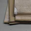 SONGMICS Storage Cubes, 13 x 13 x 13 Inches Non-Woven Fabric Bins with Double Handles, Set of 4 Closet Organizers for Shelves, Foldable, for Clothes, Sand Beige UROB833K03