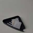 Sotfamily Plastic Shower Caddy Corner (For 90 Only), 2 Pack Adhesive Corner Shower Shelves for Bathroom Organizers and Storage, Navy