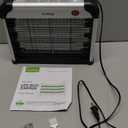 Buzbug LED Bug Zapper Indoor, 10 Years Lifespan 3 Lamps Enhance Insect Attraction, 3800V High-Voltage, Electric Mosquito Zapper, Fruit Fly Mosquito Moth Gnat Trap, Killer, Zapper -MA009