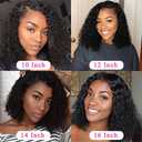 Human Hair Bundles Water Wave Bundles Wet and Wavy Bundle WuvuSnm 1B Water Wave Human Hair Bundle 14 16 18 inch