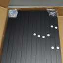 TUTOTAK End Table, Set of 2, Side Table, Nightstand, 2-Tier Storage Shelf, Sofa Table for Small Space, Living Room, Bed Room TB01BMK035