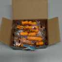 TICONN 20 Pairs Foam Ear Plugs, Individually Wrapped 32dB NRR Noise Reduction Earplugs for Sleeping Hearing Protection Travel Study Concentration Construction Site (Orange,20 Pairs)