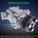 58463 57460 AC Compressor for Mazda 3 2004-2009, Mazda 5 2006-2010, 57463, 57463, 140162C, 140639C, 50523, C1436, 10348310, 1010759, 1110759, 1210759 Air Conditioning Compressor with Pre-Filled Oil