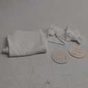 Muslin Blanket,Baby Swaddle Set Newborn - Receiving Headband Blankets and Bow Hat,Newborn Essentials, Soft Nursery Swaddling BlanketsStretchy Baby Blankets for Girls and Boys Unisex(White)