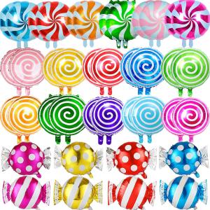 40Pcs Candy Balloons Candyland Decorations for Candyland Party Decorations Candy Themed Christmas Decorations