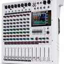 GF8PRO Professional 8-Channel DJ Console - With 7 Stage Equalizer, 99 Reverb Effects, LCD Color Screen, Independent Mute Function for DJ Stage Performance/Studio/Party Karaoke
