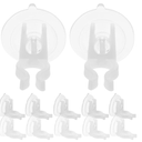 Window Candle Clip with Suction Cup LED Electronic Candle Light Accessory Great for Small Windows and Holiday Candles