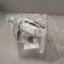 2-Gallon All-in-One Fish Tank  Silent Pump, 3-Stage Filtration & Easy Water Change, Perfect Self-Care Betta Aquarium Kit for Kids & Beginners (White