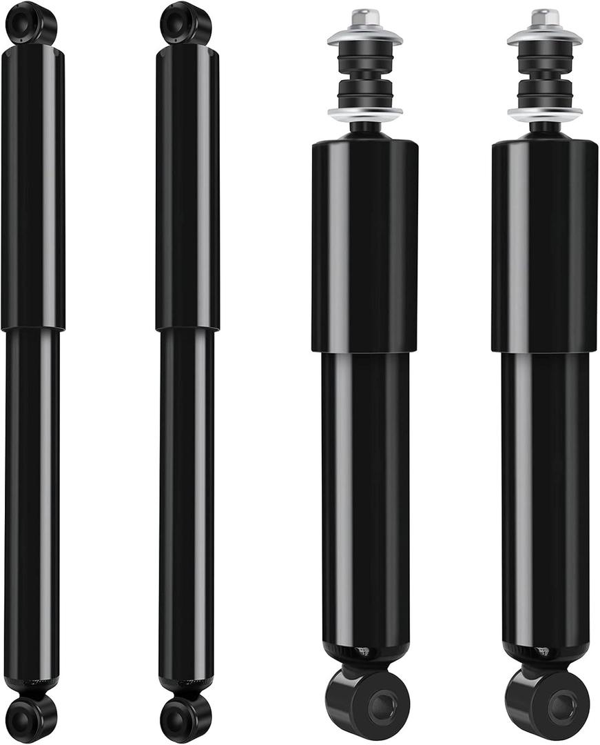 344469 911172 Front Rear Shocks Struts for Nissan, OCPTY Shock Absorbers Fit 2000 2001 2002 2003 2004 for Nissan Frontier(2WD 4WD) 2000-04 for Nissan Xterra Amortiguadores Auto Shock 344015 37245 4pcs