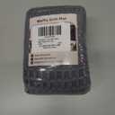 AMOAMI Waffle Bath-Mat, Super Absorbent Bath Mats for Bathroom, Boho Bathroom Rugs Non Slip Washable, Ultra Soft Bathroom-Mat with Tassels Bath Rugs for Floor Mat, 20" X 32" Grey