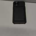 Vihibii for iPhone 13 Pro Max/iPhone 12 Pro Max Case with Card Holder (4 Cards) [RFID Blocking] & Slide Camera Cover, Military Grade Drop Protection, Rugged Back & Silicone Edge Wallet Case, Black