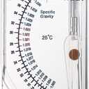 Boxtech Aquarium Marine Test, Sea Saltwater Hydrometer, Reef Ocean Hydrometer Salinity Meter for Pool Aquarium Water Salinity Specific Gravity Test