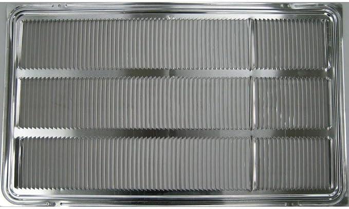 LG Stamped Aluminum Rear Grille for 26-Inch Wall Sleeve for Through-the-Wall Air Conditioners, Optional Accessory for AC Wall Sleeve, Durable Protection for Wall Mounted AC Unit, Silver Metallic