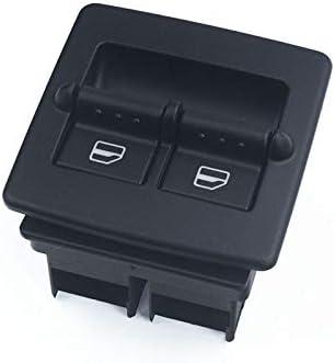 Electric Power Master Window Switch Button Fit for VW Beetle 1999 2000 2001 2002 2003 2004 2005 2006 2007 2008 2009 2010 1C0959855 1C0959527A 1C0959527 (Master Window)