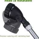 Heavy Duty Watering Wand, 22-Inch Long Metal Garden Hose Wand with Adjustable Rotating Head, Hose Nozzle Sprayer with Thumb Control, Perfect for Hanging Baskets,Shrubs and Plants