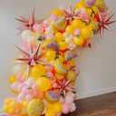 143Pcs Lemon Pink and Yellow Balloon Arch Garland Kit for Freshly Graduated, Lemonade Birthday Party Main Squeeze Sunflower Sunshine Baby Shower Honeybee Theme Party Decorations