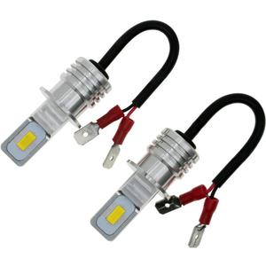 H3 LED Fog Light Bulbs Yellow Super Bright Replacement Kit 3000K Amber Color (Pack of 2)