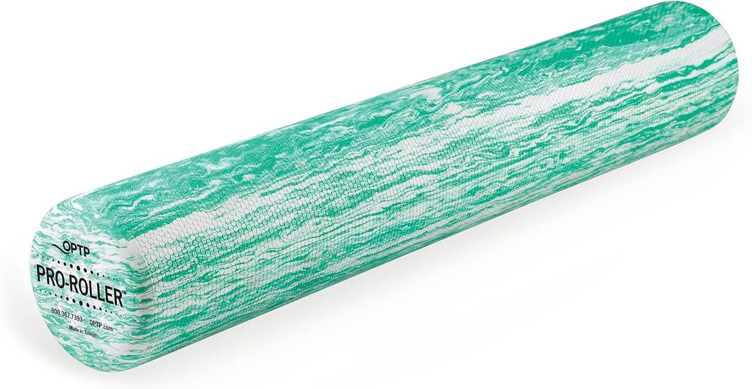 OPTP PRO-ROLLER Standard Density Foam Roller – Round, Green, 36" x 6"