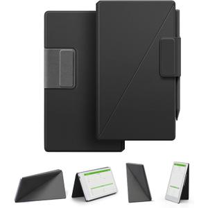 Ayotu Case for Remarkable Paper Pro Move 7.3" with Multi-Angle Stand, 1:1 Fit Smart Folio Cover with Auto Wake/Sleep | PU Leather Cover | Microfiber Lining | Strong Magnet(D-Leathers Black)