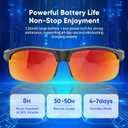 Al Smart Glasses for Men Women, Bluetooth Translation Glasses with 164+ Languages, UV400 Sunglasses, Bluetooth 5.4 Glasses w/Music & Hands-Free Calling, for Outdoor Sports & Travel