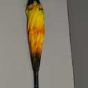 Inverted Umbrella, 49 Inch Double-Layer Vented Reverse Umbrella, Windproof Waterproof UV Protection, Lightweight C-Handle, Fiberglass Ribs, Steel Shaft, Travel/Commute/Car Use, With Sleeve (Yellow Daisy-1)