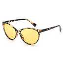 TJUTR Night-Vision Glasses for Women, Polarized Night-Driving Glasses Reduce Glare Nighttime Glasses UV Protection