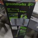 Greenworks 24V Cordless String Trimmer/Edger (Gen 2), 12" Cutting Width, Ultra-Light 6 lbs Design, with 2.0Ah Battery & Charger Included