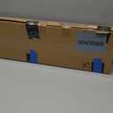 Bathroom Shower Glass Door Bottom Seal Strips, Length 36 Inch 2PCS Transparent PVC Door Bottom Seall Strips for 1/4" (6MM) Thick Framless Glass Panel