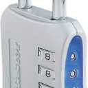 Master Lock Indoor Resettable Combination Locker Lock, 4-Digit Combo Lock for Gym and School Lockers, Colors May Vary, 653D (1 Pack)