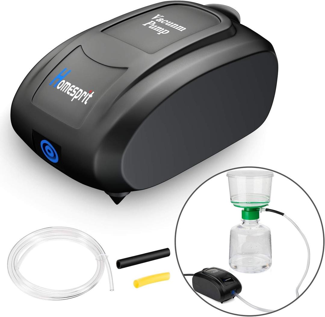 Homesprit lab vacuum filtration pump for Laboratory Vacuum Filtration Distillation Apparatus to filter the liquid quicker