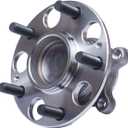 TUCAREST 512256 Rear Wheel Bearing and Hub Assembly Compatible with 2006-2011 Ho-nda Civic (DX, LX, Si, EX, GX) /2006-2008 2009-2011 Ac-ura CSX [5 Lug W/ABS;512257]