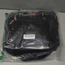 EASYA Large Insulated Lunch Bag for Work, Women's Nylon Thermal Lunch Box, Leakproof Cooler Tote Bag with Storage Pocket (Black) (Newly upgraded Noir Black)