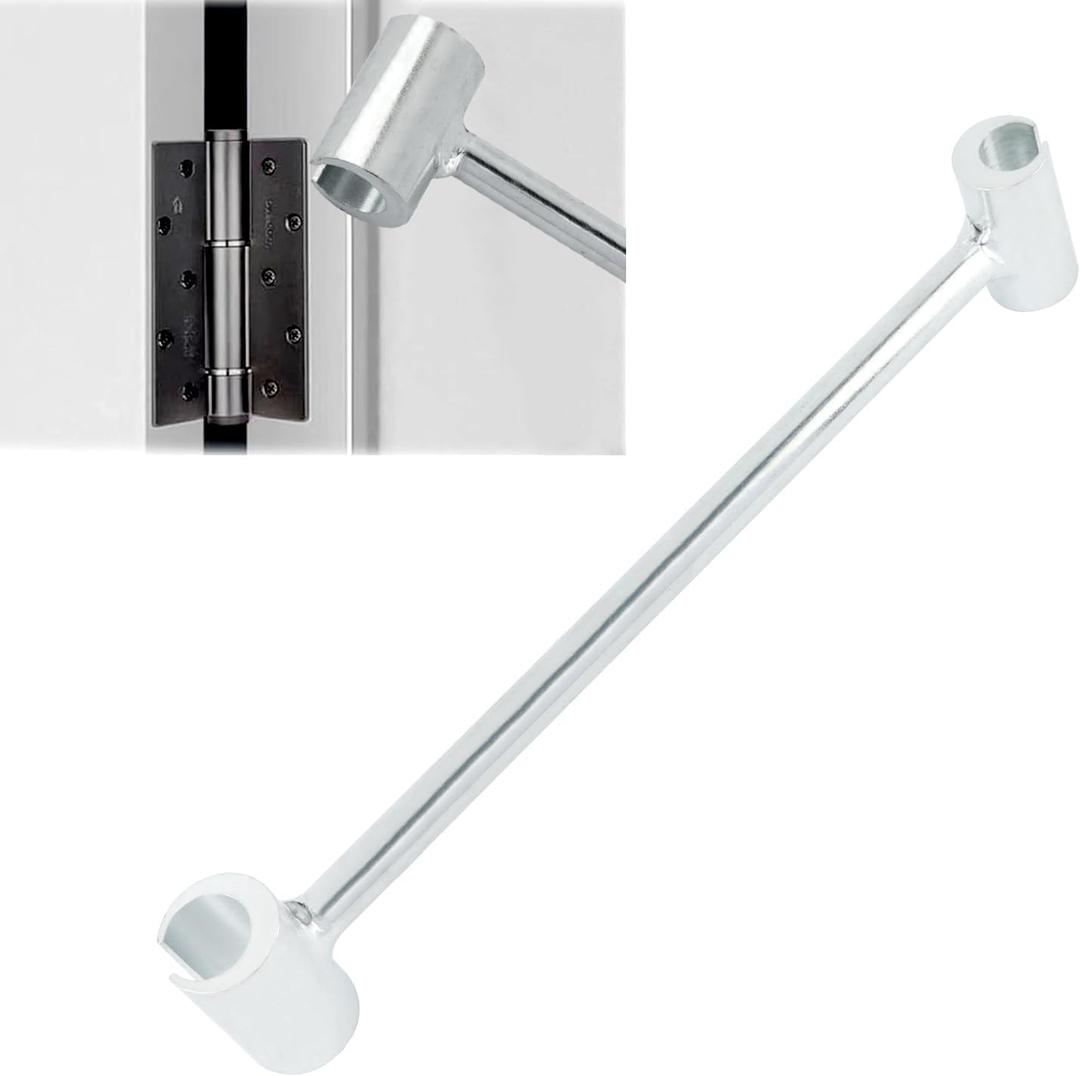 Hinges Gap Adjusting Wrench, Double-Head Door Hinge Repair Spanner Adjustable Wrench Tool Upgrade Spanner Key for for Round Bolt Standard Gauge(Size:S, 9-17.5mm)