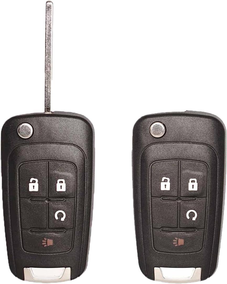 Keyless Entry Remote Control Key Fob Replacement Fits for GMC Terrain 2010-2021 Buick Encore 2014 2015 2016 2017 2018 Chevy Equinox Impala Sonic OHT01060512 V2T01060512 20873622 20835400