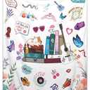 Ruicnte Music Singer Inspired Throw Blanket Birthday Gift for Daughter from Mom,Niece Blanket Present for Sister Friends Girlfriend 52"x60",Bookish Gifts for Reader Bookworm,Book Lovers