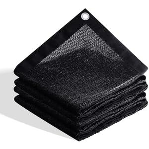 VICLLAX 70% Shade Cloth, 3x10FT Durable Black Mesh Trap with Every 3 FT Grommet, Sun Shade Fabric Netting for for Plants Cover, Greenhouse, Chicken Coop, Barn Kennel, Garden Patio