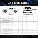 GUNHYI Coupe Car Cover Waterproof All Weather for Automobiles, Outdoor Full Car Cover Snowproof Windproof, Universal Fit Audi TT, BMW Z4 etc. (Fit Sedan Length up to 174 inch, Silver)