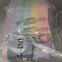 OIAHOMY Storage Basket, Woven Baskets for Storage, Cotton Rope Basket for toys,Towel Baskets for Bathroom - Pack of 3, Rainbow Pastel (3 pcs-13x9.9x8.7)