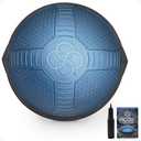 BOSU NexGen 25IN Home Fitness Exercise Gym Strength Flexibility Balance Trainer with Rubberized Non Skid Surface and Hand Air Pump (Blue)