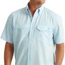 HUK Tide Point Solid Short Sleeve Shirt, Button Down for Men XXXL