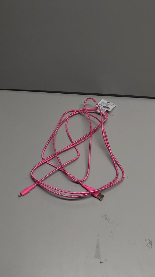 Cell Candy Pink Cable 10Ft or USB to Lightning