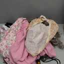 WATCPNO 100 Days of School Costume Pink Dress Set Old Lady Costume for kids Girls Grandma Costume for kids Dress Up (M(6-7))