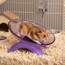 POPETPOP Silent Hamster Running Wheel 7.08 Inch Plastic Exercise Saucer for Small Pets Like Hamsters Gerbils Hedgehogs with Low Noise Design and Smooth Edges