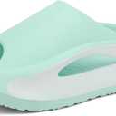 Kids Cloud Slides Boys Girls Comfy Pillow Slippers Summer Beach Sandals Non-Slip Thick Sole Slippers for Indoor Outdoor (Blue)