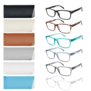 SIGVAN 6 Pack Reading Glasses for Women Men Blue Light Blocking, Spring Hinge Anti Eyestrain Glare Computer Readers (6 Mix-7, 2.0)